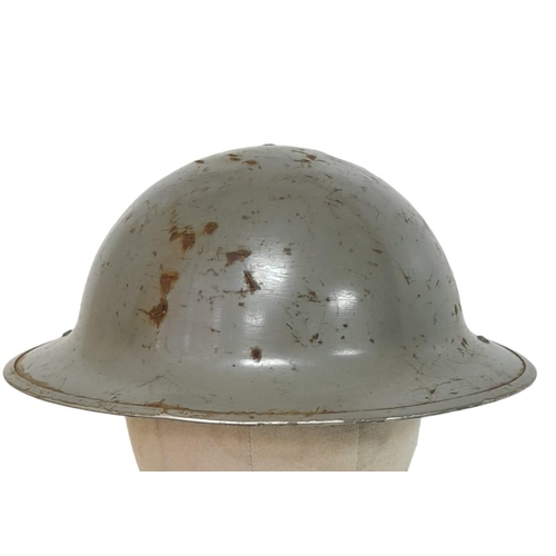 428 - WW2 Canadian Naval Helmet. Maker: Aluminium Goods Co. Toronto. Dated 1941.