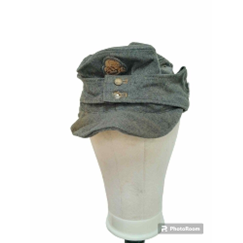 50 - WW2 German Waffen SS Feldjäger Kommando M43 Cap with Snipers Badge.