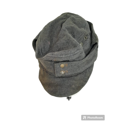 50 - WW2 German Waffen SS Feldjäger Kommando M43 Cap with Snipers Badge.