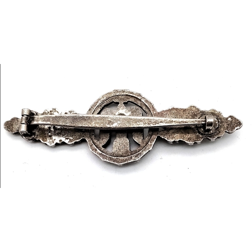 622 - WW2 German Luftwaffe Silver Grade Bomber Pilots Clasp.