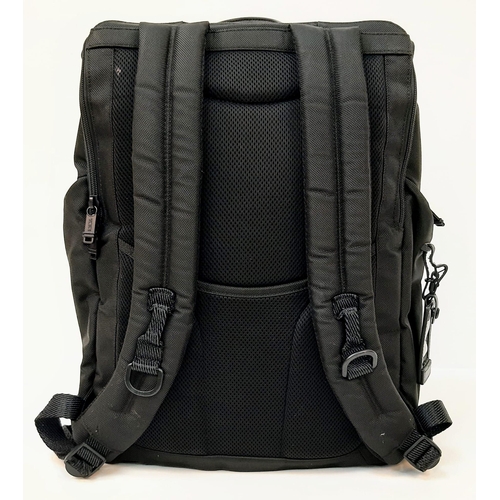 872 - A TUMI Lark Black Backpack, 23L Capacity, Pockets for 16