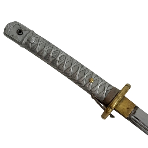 16 - WW2 Japanese Nco’s Sword. A very good example with nice markings from the Tokyo Arsenal and serial n... 