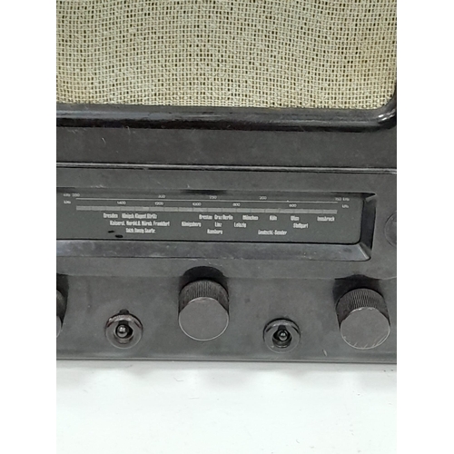 265 - WW2 German Volksempfänger 301 DYN (People’s Receiver). Affordable radio sets with present stations w... 