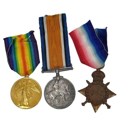 313 - An interesting WW1 Medal Trio & Death Plaque to Able Seaman Herbert Edwards who started his care... 