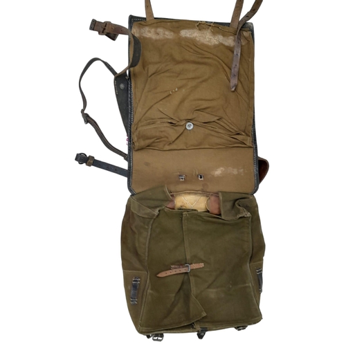 538 - WW2 German 1942 Dated Tournister “Pony” Backpack. These were favored by the Hitler Youth.