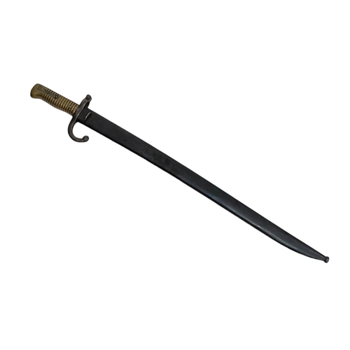 580 - WW1 French 1866 Model Chassepot Sword Bayonet.