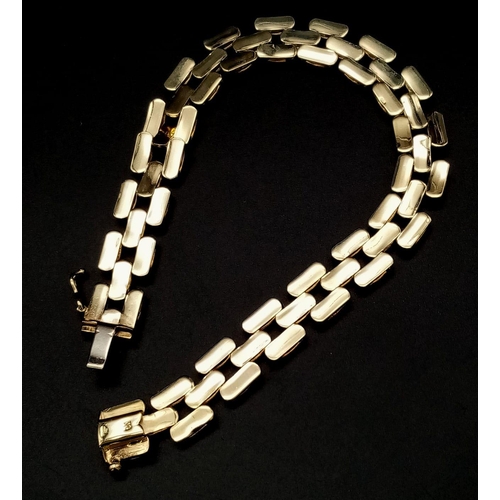 310 - 9K YELLOW GOLD FANCY LINK BRACELET 

WEIGHT: 13.2G