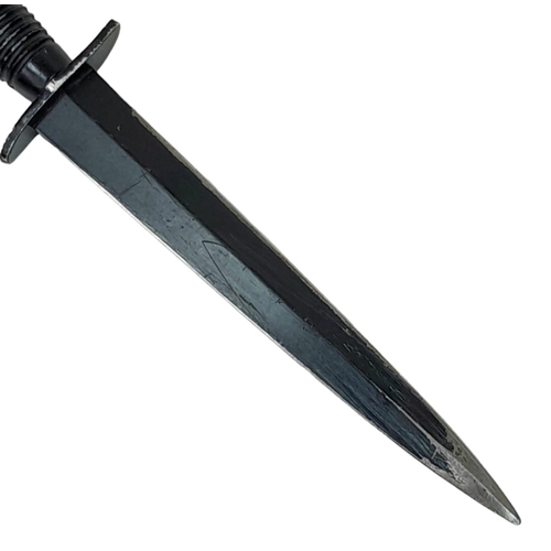 688 - A Vintage Black Coated Service Used Fairbairn Sykes Design Commando Dagger. 

29cm Length.