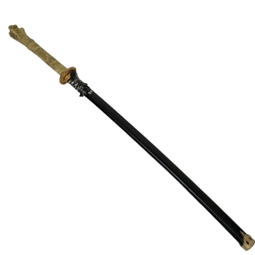 885 - A Vintage Full Size Display Steel Samurai Katana (Sword )- Semi-Edged Blade, 111cm in Length. 

Wond... 