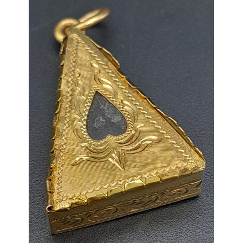 278 - 18K YELLOW GOLD BUDDHA AMULET PENDANT 

WEIGHT: 6G