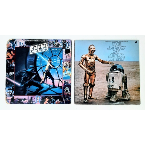 289 - Two Original Star Wars Albums. The Story of Star Wars and The Empire Strikes Back.