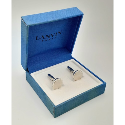 471 - A Pair of Lanvin Designer Cufflinks.