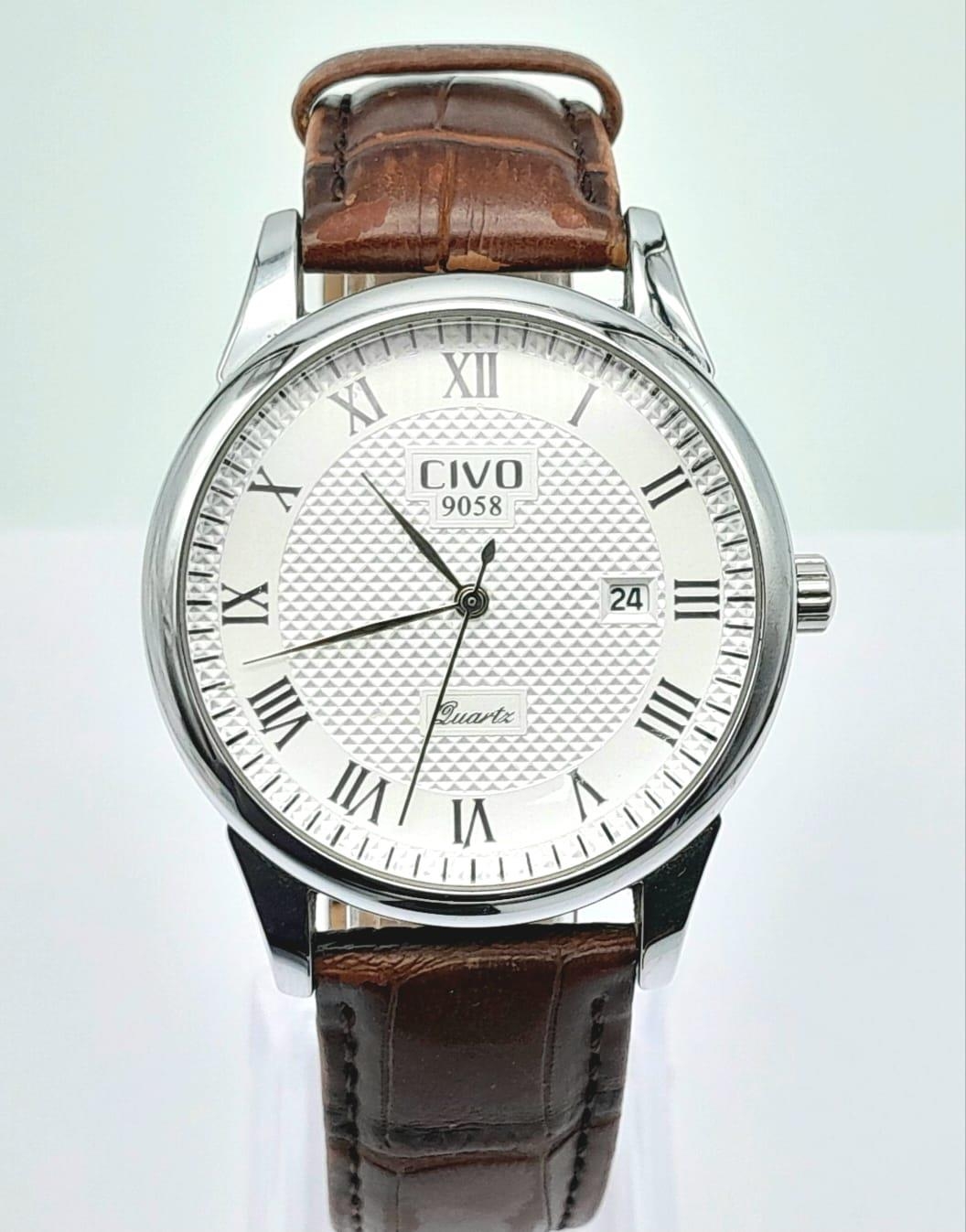 A Vintage Civo Men s Quartz Watch. 45mm including crown Full Working Order. New Battery fitted A