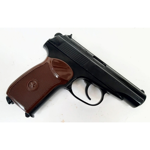 859 - A Co2 pistol by Umarex Legends. Makarov,mint,cal.177,ser.no.00111,