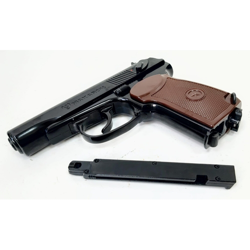 859 - A Co2 pistol by Umarex Legends. Makarov,mint,cal.177,ser.no.00111,