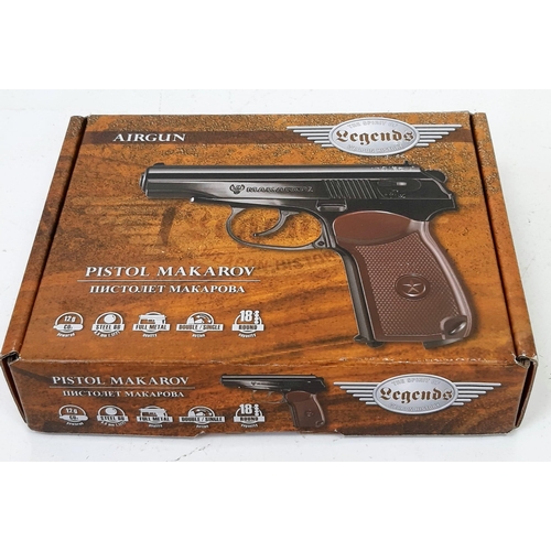 859 - A Co2 pistol by Umarex Legends. Makarov,mint,cal.177,ser.no.00111,