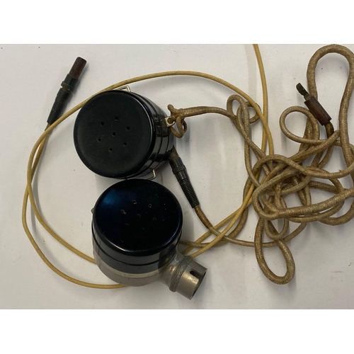 405 - A WW2 Japanese Radio Headset with Connections - Also has its identification plate. ML290.