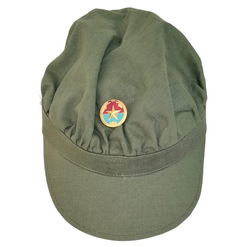 1043 - Vietnam War Era Vietcong Olive Drab Cap.