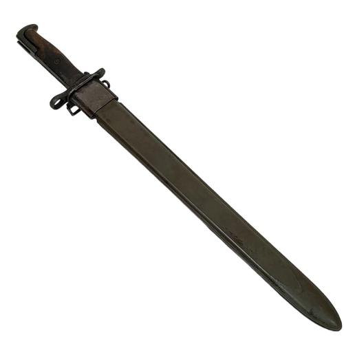 236 - A WW1 American 1905 Pattern 16” Springfield Bayonet. Maker Marked: S.A for the Springfield Armoury.