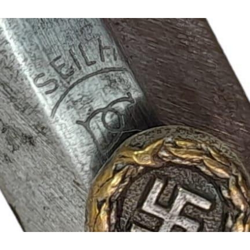 26 - A 3rd Reich Heer (Army) Officers Dagger. Maker: Paul Seilheimer.