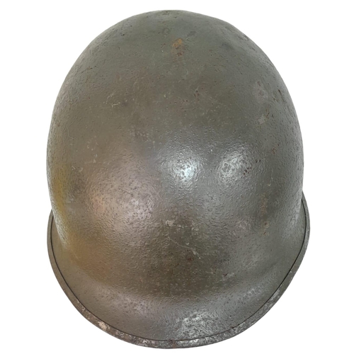 594 - WW2 US M1 Helmet Made by McCord. The shell is batched marked 1266D which means it was made Nov-Dec 1... 