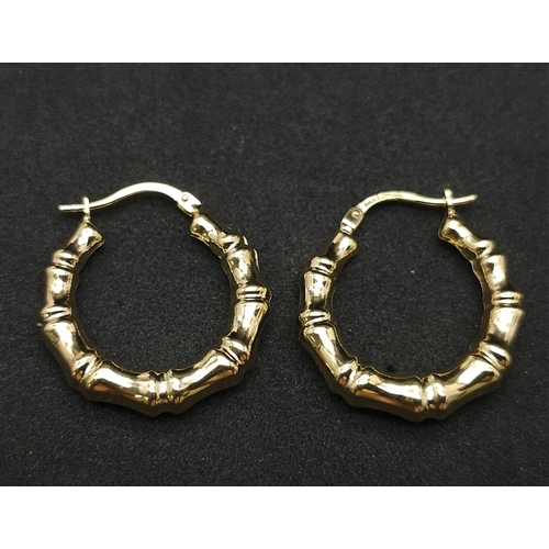 749 - 9kt Yellow Gold Earrings.
New and Unworn.
W: 1.9g