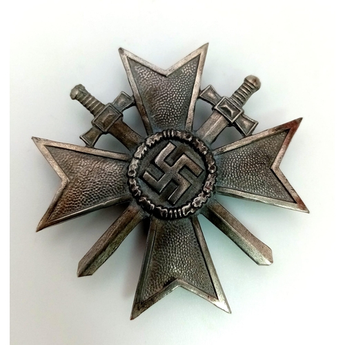 510 - 3rd Reich War Merit Cross 1st Class with swords Marked “2” on the pin.