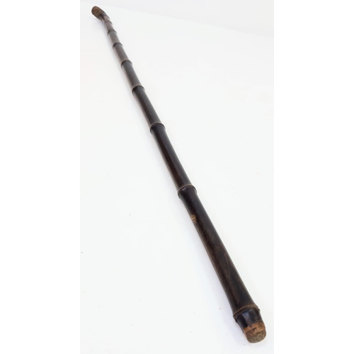 781 - Antique Bamboo 'Root-Ball End' Sword Walking Stick.

The hidden blade tapers to the end and measures... 