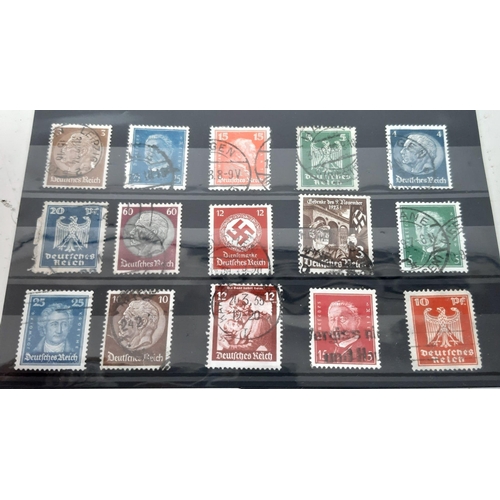 997 - 5 x 15 3rd Reich Stamps.