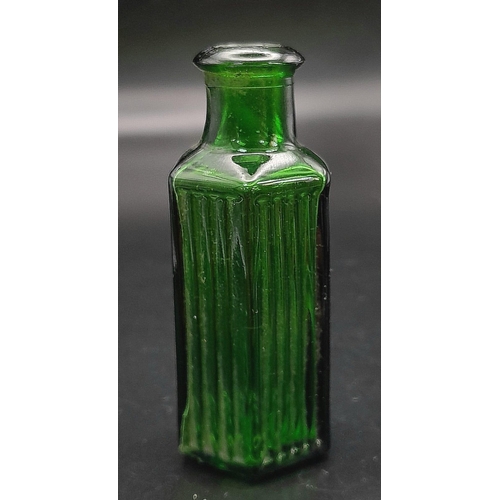 1087 - 3rd Reich Waffen SS Small Green Poison Bottle.