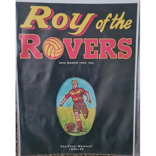 223 - A Supreme Roy of the Rovers Comic Book Collection! Every edition from 1976 - 1995. There are 860 in ... 