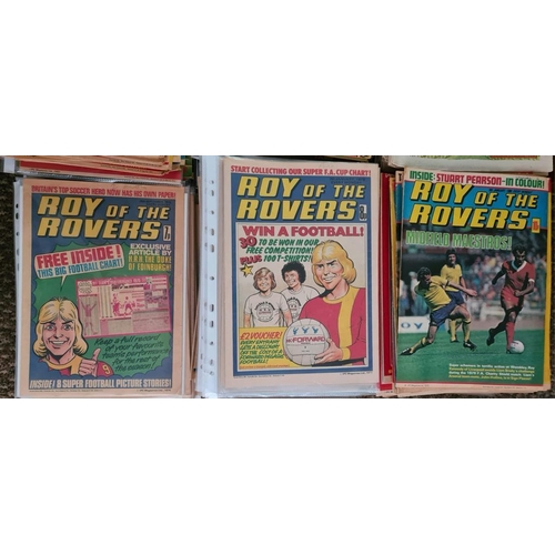 223 - A Supreme Roy of the Rovers Comic Book Collection! Every edition from 1976 - 1995. There are 860 in ... 