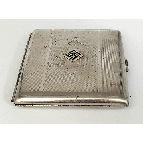 709 - WW2 German Patriotic Cigarette Case.