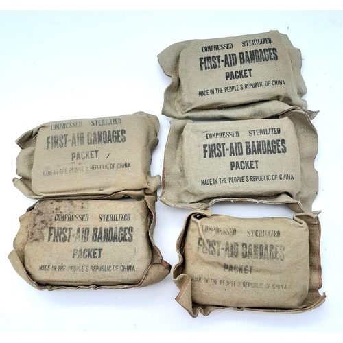 915 - Vietnam War Era Chinese Communists Made Field Dressing Pack as used by the N.V.A and Vietcong.