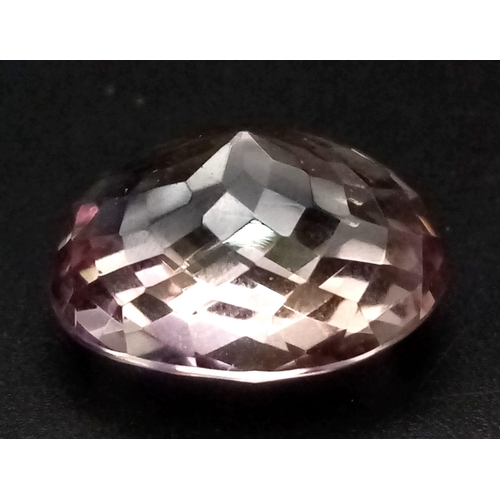 1155 - 17.41ct Bolivian Ametrine Gemstone - GFCO Swiss Certified