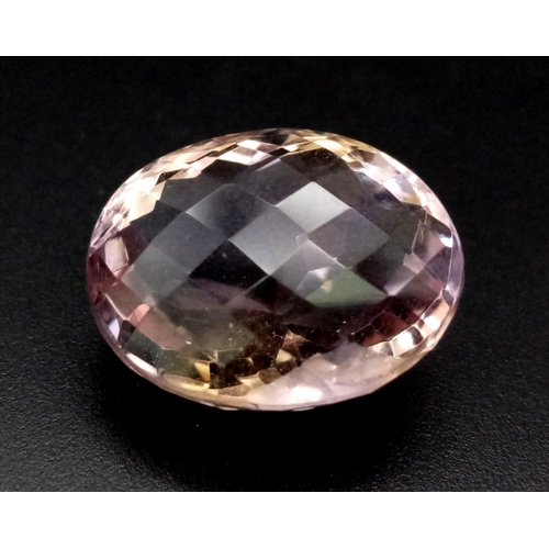 1155 - 17.41ct Bolivian Ametrine Gemstone - GFCO Swiss Certified