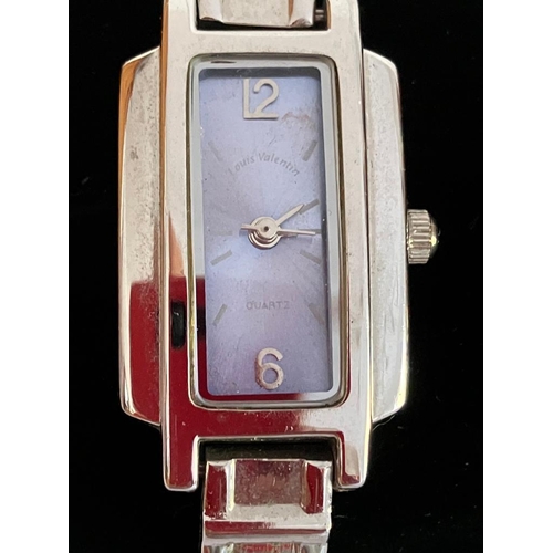 385 - 2 x ladies QUARTZ WRISTWATCHES to include a VIALLI in Gold Tone together with a VALENTIN in Silver T... 