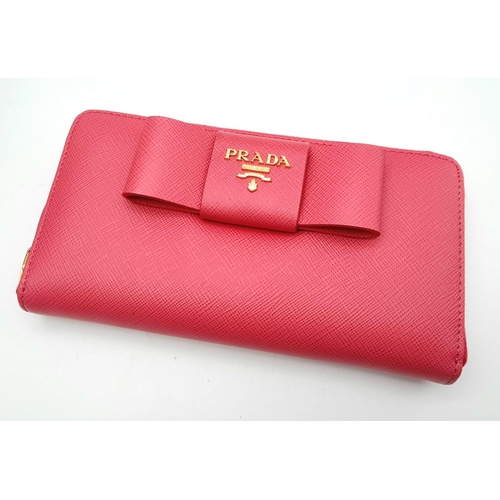 Prada wallet ribbon hotsell