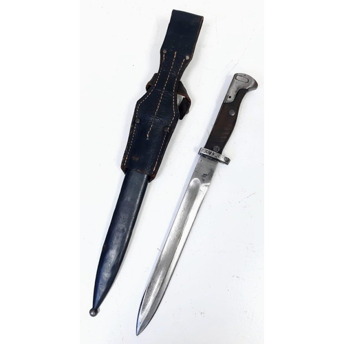 615 - WW1 Cut Down Imperial German 98/05 Pattern Bayonet Dated 1918, in a K98 Scabbard and Frog. This woul... 