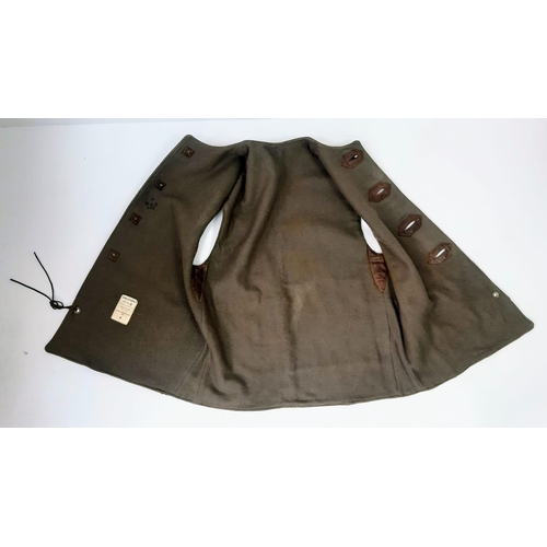 622 - WW2 British Leather Jerkin Dated 1941. 
Very good condition for its age, the best I have seen in a l... 