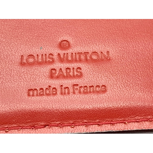 Louis Vuitton Wallet Victorine Monogram Vernis Cerise Cherry in