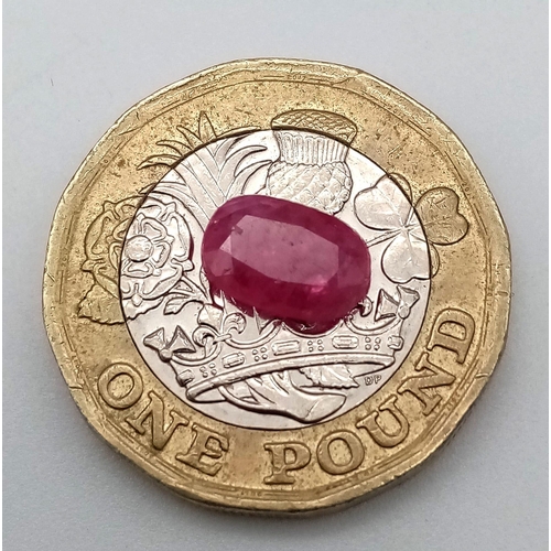 1046 - A 1.31ct Untreated Burma Ruby - GFCO Swiss Certified