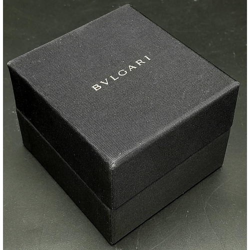 541 - A Designer Bulgari B.Zero 1 - 18K White Gold Ring. Size M. 10.98g wight. Comes with Bulgari packagin... 