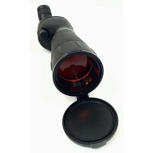 1139 - A Shooting or Bird Watching Spotter Scope 20-60-60 Magnification in case. 35cm Length.