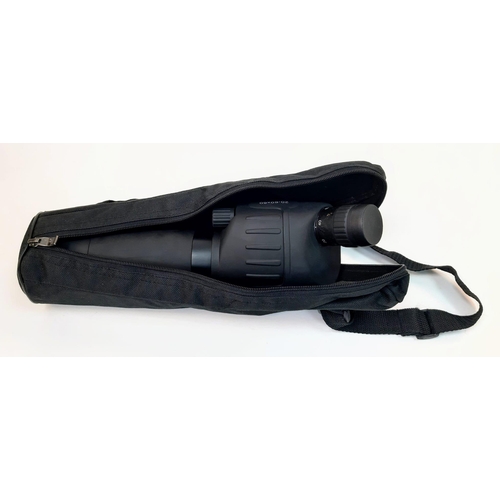 1139 - A Shooting or Bird Watching Spotter Scope 20-60-60 Magnification in case. 35cm Length.