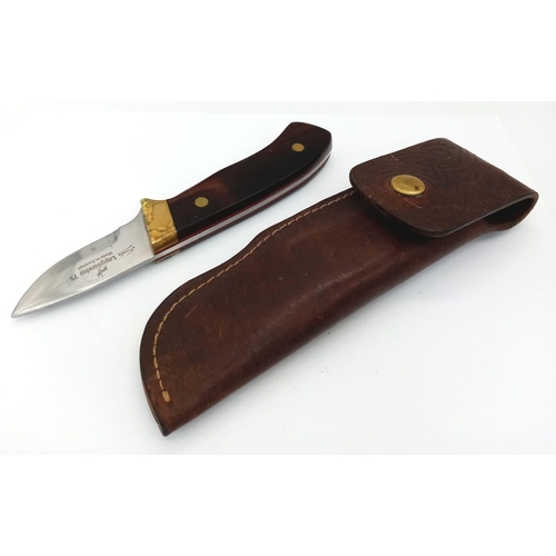 717 - A High Quality, Excellent Condition Swedish Hand-Crafted Sheath Knife in original hand-crafted faste... 