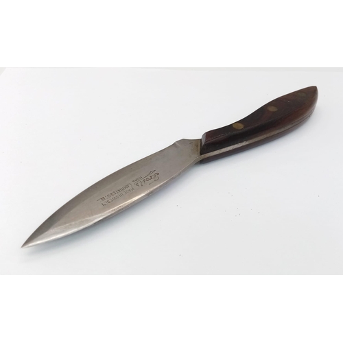 710 - A High Quality, Excellent Condition Swedish Hand-Crafted Sheath Knife in original hand-crafted leath... 