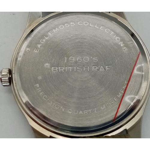 954 - A Parcel of Three Military Design Homage Watches comprising 1) An Unworn 1960’s RAF Watch 38mm Inclu... 