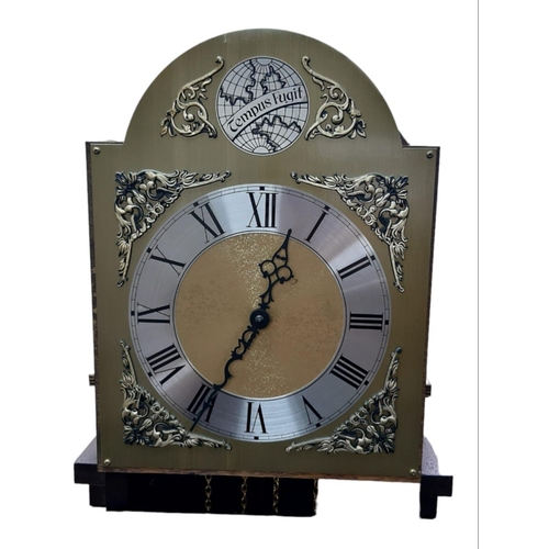 690 - TEMUS FUGIT Grandfather Clock.
Beautiful, contemporary LONGCASE clock made in Germany. 
In working o... 