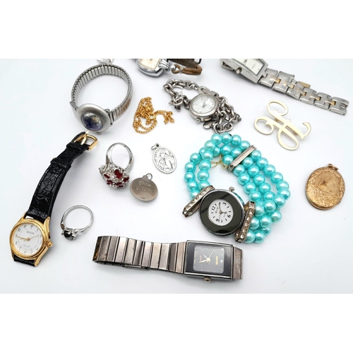 1111 - Selection of Costume Jewellery
Featuring 8 Watches (including 2 Sekonda & Storm), plus others. 
Some... 